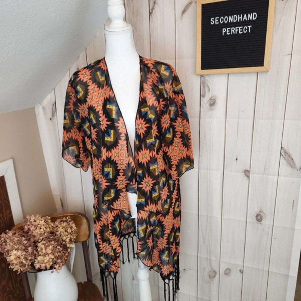 LulaRoe Bright Colored Kimono